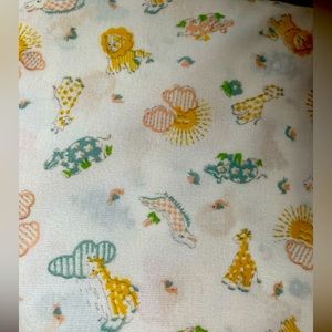 Vintage Nursery Animals Flannel 1 Yd+
